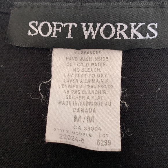 Soft works long sleeved tee with turquoise stitching and sequins - Picture 3 of 3